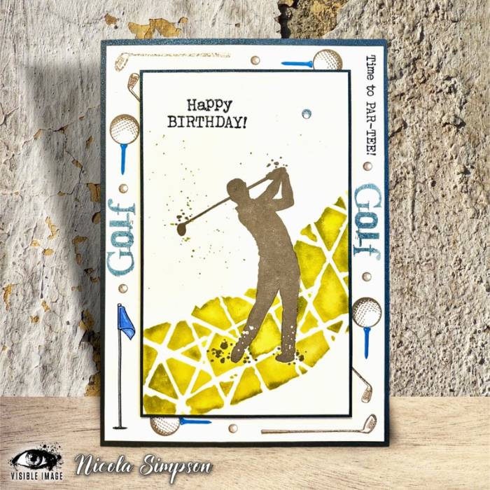 Golf handmade card